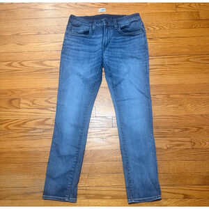 Buffalo David Bitton Max Skinny Jeans Mens 34x32 Medium Wash Blue Stretch Denim